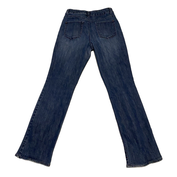 Coldwater Creek Jeans Womens 6 Straight Leg 28 x 30 Dark Denim Trousers Pants - Picture 2 of 12